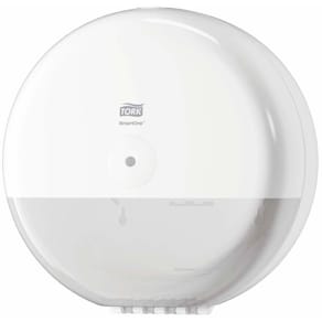 Toiletpapirdispenser Tork SmartOne T8, hvid, enkeltaftræk, 1 stk