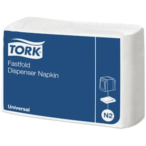 Servett TORK Universal dispenser N2, 1-lag, 30x25cm, 300/FP