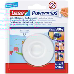 Deckenhaken tesa Powerstrips, weiß