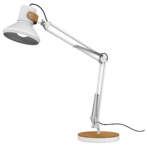 Tischleuchte UNILUX LED, weiß/bambus