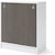 Skåp 805x415x925 mm Vit/Mörk ask