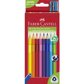 Färgpenna FABER CASTELL Triangular 10/fp