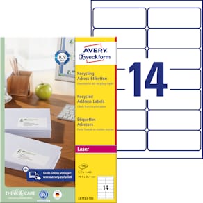 Etikett LR7163 99,1x38,1 1400f