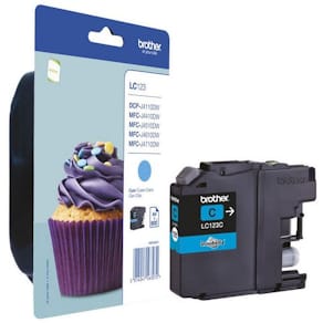 Blekk BROTHER LC123C blå