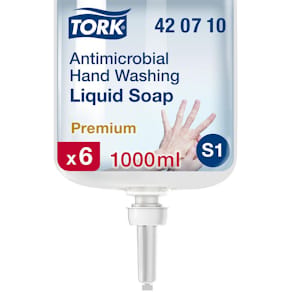 Tvål TORK S1 Antimikrobiell Flyt. 1L