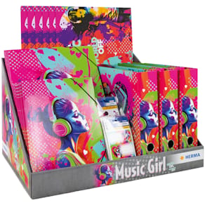 Warenpaket HERMA Music Girl, sortiert