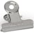 Papierklem MAUL bulldogclip, 30 mm, blister 10 stuks, verchroomd