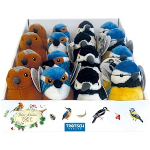 Plüschfigur TRÖTSCH Vogelwelt, 4 Sorten