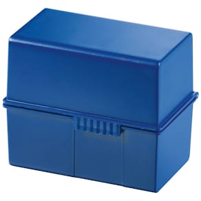 Karteikasten HAN DIN A7 quer, blau