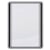 Vitrine Nobo Premium Plus, binnen, draaideur met slot, magnetisch