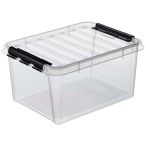 Opbevaringsboks SmartStore Classic 32L, låg, transparent