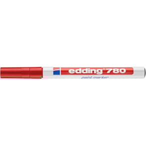 Lackmarker edding 780, 0,8 mm, rot