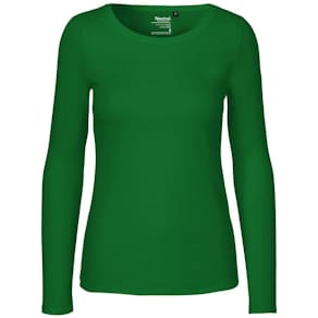 T-shirt LÄ O81050 GOTS dam grön M