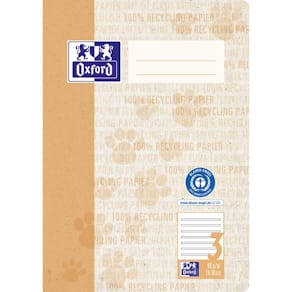 Schreibheft Oxford A5/16BL Lineatur 3, orange