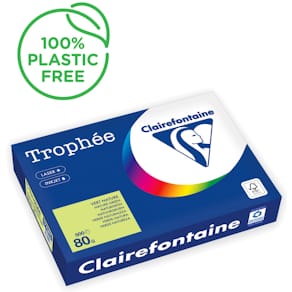 Kopierpapier Clairefontaine Trophee, A4, 80 g, 500 Blatt neongrün