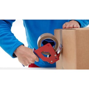 Packtejp TESA 4100 PVC 75mmx66m brun