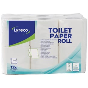 Toalettpapper LYRECO 22m 12/fp