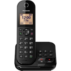 Telefon Panasonic KX-TGC420GB, schwarz, Anrufbeantworter