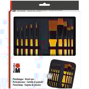 Pinselmappe Marabu, mit 10 Pinseln