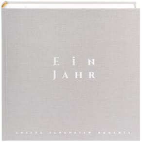 Fotobuch GOLDBUCH Ein Jahr, sandgrau, 100 Seiten