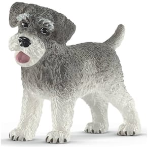 Spielzeugfigur SCHLEICH Zwergschnauzer, 5,5 x 2,7 x 3,8 cm
