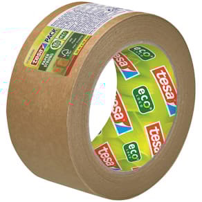 Packband tesa Paper ecoLogo, 50 mm x 50 m, braun