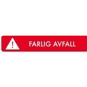 Kildesorteringsmagnet Farlig avfall16x3