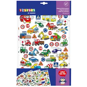 Stickers blandade motiv 500/fp