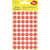 Etiketten Avery ronde, diameter 12 mm, rood, 270 stuks