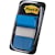 Index tabs Post-it Standaard, ft 24,4 x 43,2 mm, houder met 50 st