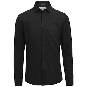 Skjorta J.H&F IB135 piké reg svart S