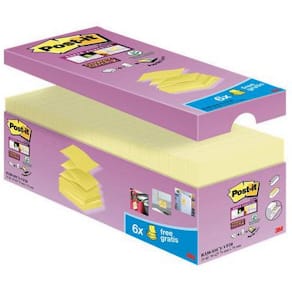 Notes POST-IT Z-block 76x76 gul 20/FP
