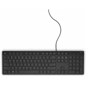 Dell KB216 - Tangentbord - USB - QWERTY - finska - svart