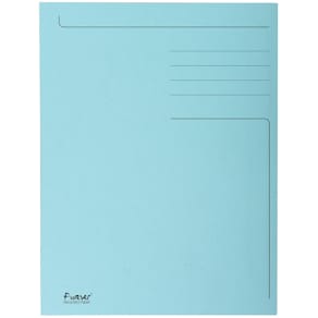Dossiermap Exacompta Foldyne, ft 24 x 32 cm (A4), lichtblauw, 3-k
