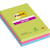 Post-It Supersticky Rainbow, linjerat, 102x152mm