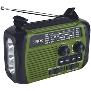 Nödradio Dynamo och Solcell