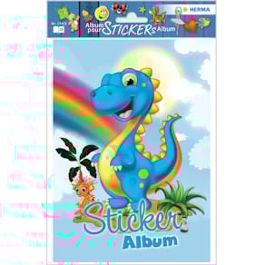 Stickeralbum HERMA, Dinos, A5, 16 Seiten, sortiert