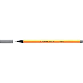 Fineliner STABILO point 88, donkergrijs