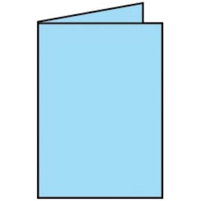 Briefkarte Rössler Coloretti B6 HD, 5 St., himmelblau