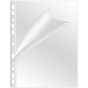 Klarsichthülle Q-CONNECT KF15418, A4, 100 St., genarbt