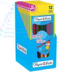 Farbstiftetui Papermate Duo, 12 St., sortiert