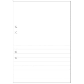 Lågstadiepapper A4, halv olinjerat/linjerat brett, 500/fp