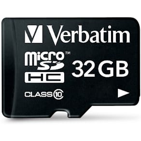 Minneskort VERBATIM Micro SDHC 32GB CL10