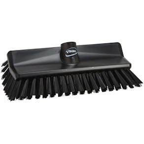 Skurebørste Vikan High-Low, medium, sort 150×265 mm