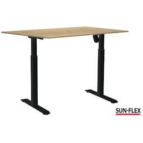 Bord SUN-FLEX I höj/sänk 160x80 sva/bjö