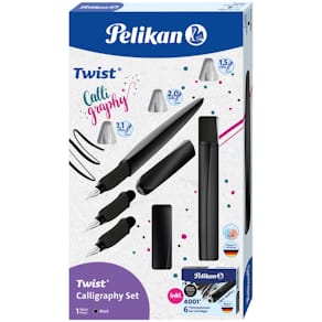 Kalligrafie-Füller Pelikan Twist, 1,1 + 1,5 + 2,0 mm