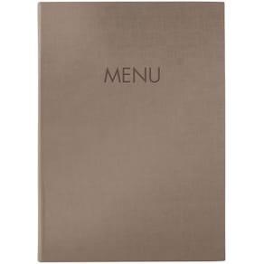 Speisekartenmappe Sigel Menue, A4, beige