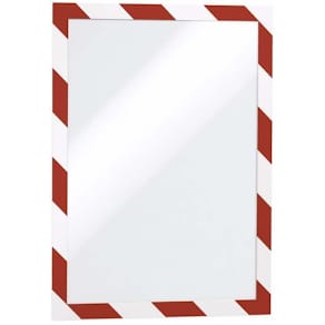 Kontortilbehør Durable rød/hvid, pk 10