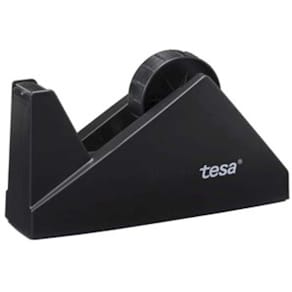 Bordtapedispenser tesa sort, til kontortape