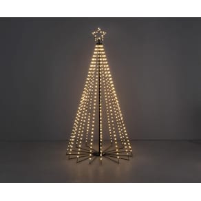 Julgran metall 1,8m LED utomhus